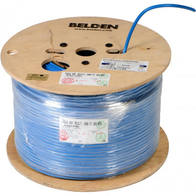 Belden 1694A RG6 Coax Precision Video Cable 6GHz - Blue - 1000ft Spool