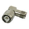 TNC Male Right Angle to TNC Female 50 Ohm Adapter