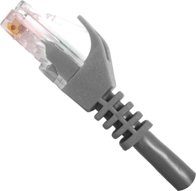 Cat6 Yellow Ethernet Patch Cable, Claw Boot, 50 Foot