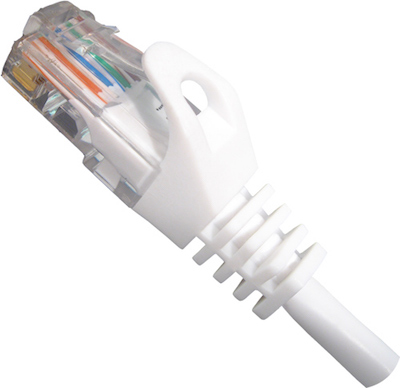 Cat6 Yellow Ethernet Patch Cable, Claw Boot, 50 Foot