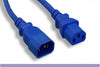 6ft Computer Power Cord Extension (IEC320C13 to IEC320C14) 10 AMP - Blue