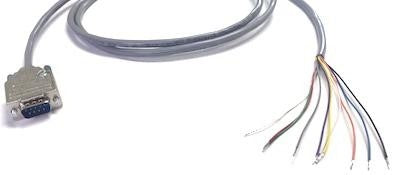 DB9 RS232 Male to Blunt 6 Foot Serial Breakout Cable
