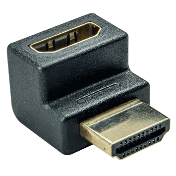 HDMI Right Angle Up to Female Adapter 90 Degree - Custom Cable Connection