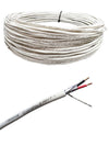 22 AWG 2 Conductor Stranded Shielded Plenum Cable (100ft, 500ft, 1000ft)