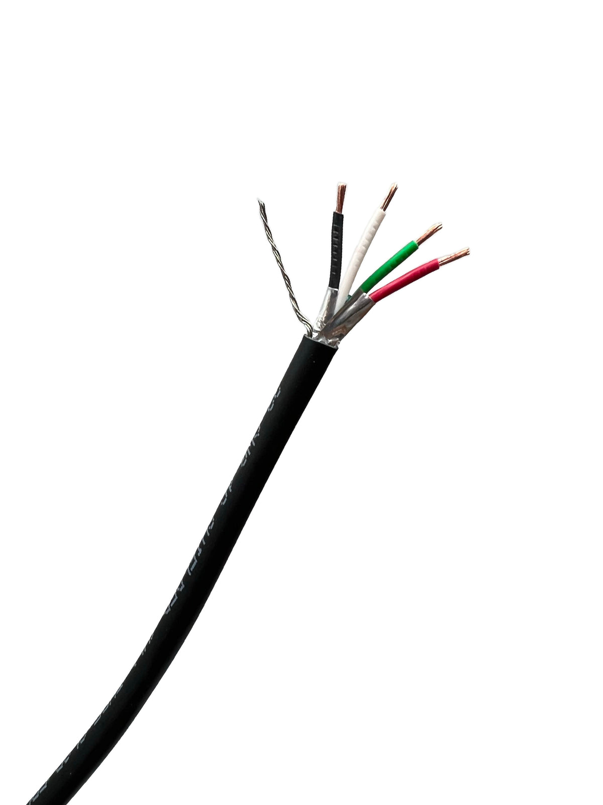 22 AWG 4 Conductor Stranded Shielded Plenum CMP Cable - Custom Cable ...