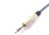 3.5mm Stereo to Dual 1/4 Mono Y-Cable Male to Male Black - Plenum Installation Grade