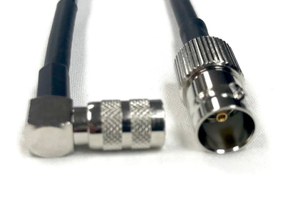 BNC Female to Din 1.0/2.3 Right Angle HD-SDI 3G/6G Video Adapter Cable