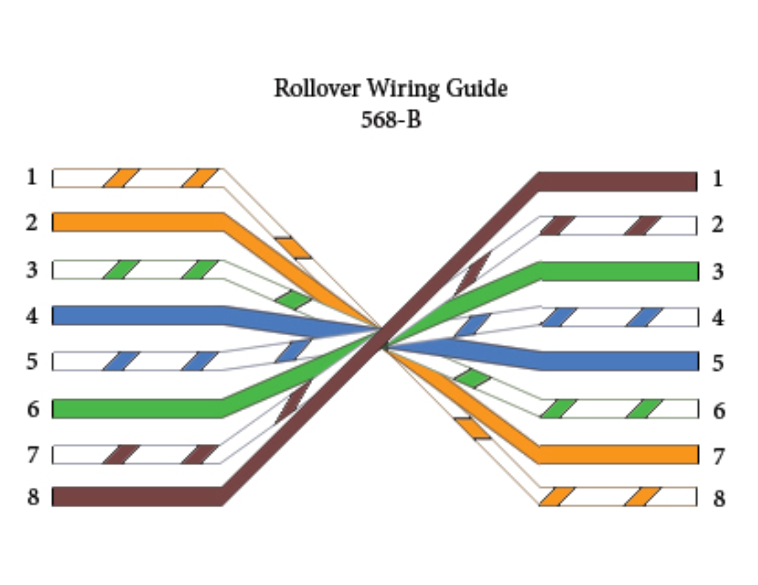 Cat5e UTP Plenum CMP Rated Rollover Patch Cables