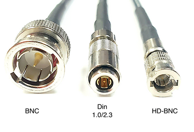 BNC Female to Din 1.0/2.3 HD-SDI 3G/6G Video Adapter Cable