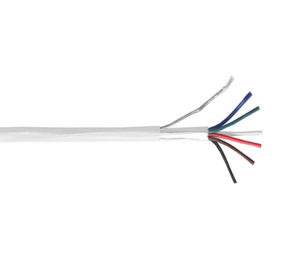 18 AWG 6 Conductor Stranded Shielded Plenum Cable