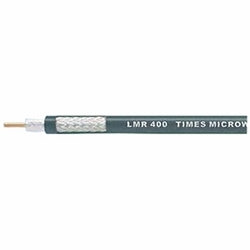 Times Microwave LMR-400 Low Loss Flexible  Braided Coax Cable Black PE Jacket