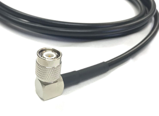 TNC Male Right Angle to TNC Male Right Angle Times Microwave LMR-400 Cable 50 Ohm