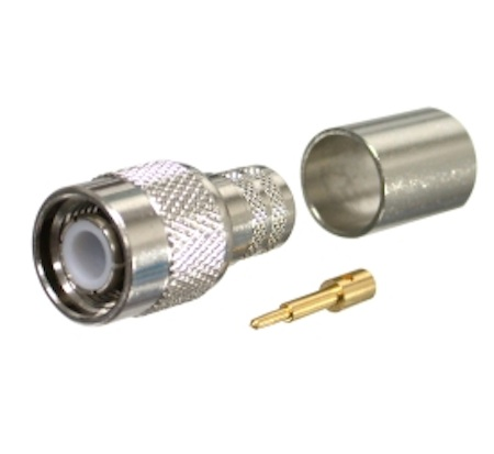 TNC Male Crimp Connector for LMR-400, Belden 9913