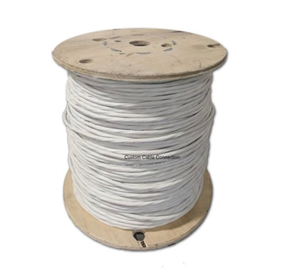 14 AWG 2 Conductor Plenum Shielded CL3P Security Alarm Cable 500ft and 1000ft Spools
