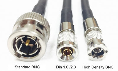 12G Rated BNC Male to High Density Micro BNC Right Angle HD-SDI