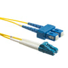 LC to SC Duplex Single Mode 9/125 2MM Fiber Cable