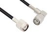 TNC Male to TNC Male Right Angle Times Microwave LMR-400 Cable 50 Ohm