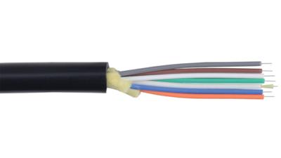 Indoor/Outdoor Fiber Optic Cable, Singlemode, 9/125, Black Riser Rated Spool 1000 foot