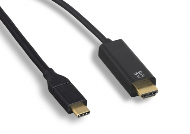 USB-C Thunderbolt V3 (USB Type C, male) to Dual HDMI Adapter - HDMI 4K@60Hz
