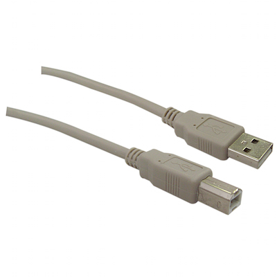 Micro USB 2.0 Cable, Black, Type A Male / Micro-B Male, 6 inch 